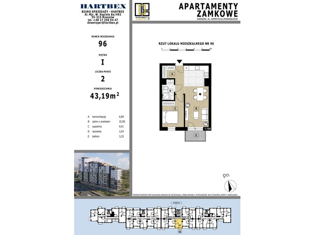 Mieszkanie w inwestycji Apartamenty Zamkowe II, symbol 96 » nportal.pl