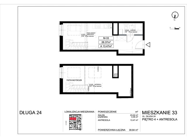 Mieszkanie w inwestycji DŁUGA RESIDENCE, symbol 6 » nportal.pl