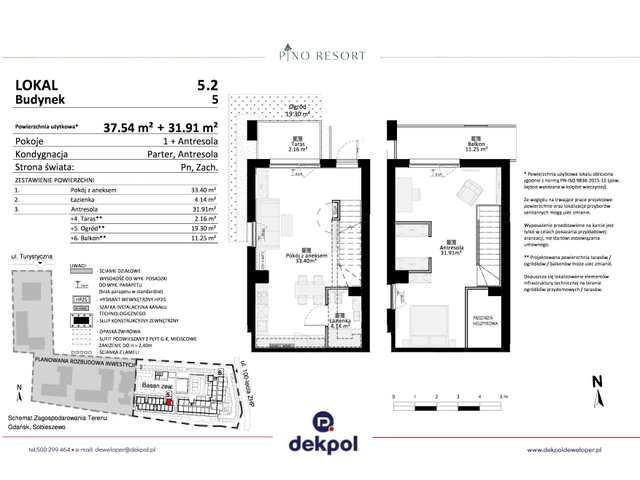 Mieszkanie w inwestycji Pino Resort, symbol 5.02 » nportal.pl