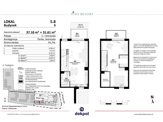 Mieszkanie w inwestycji Pino Resort, symbol 5.08 » nportal.pl