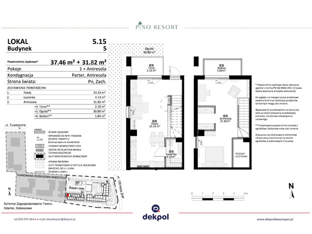 Mieszkanie w inwestycji Pino Resort, symbol 5.15 » nportal.pl