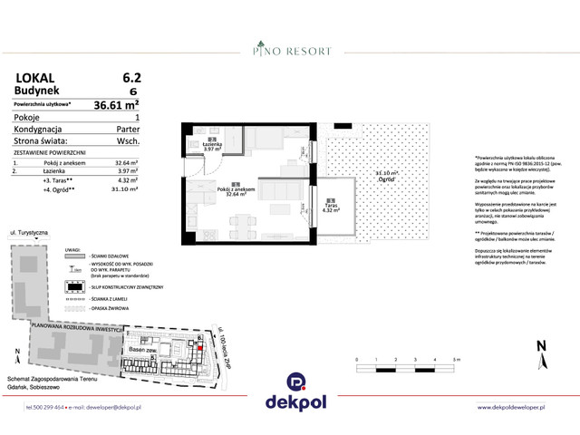 Mieszkanie w inwestycji Pino Resort, symbol 6.02 » nportal.pl