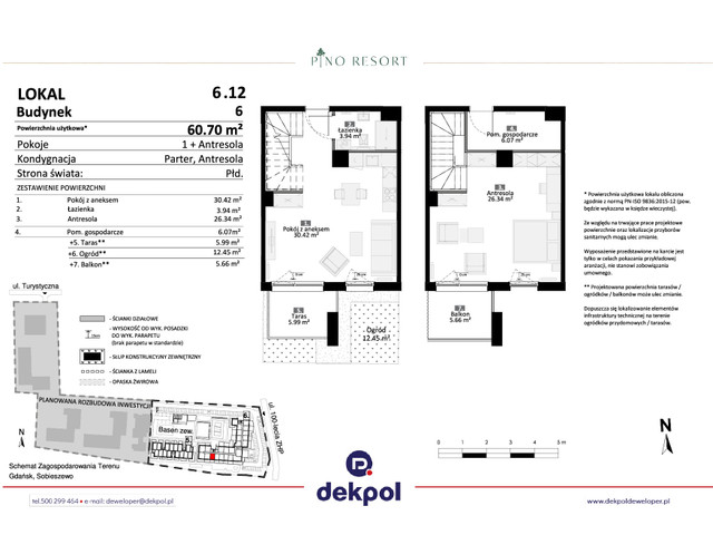 Mieszkanie w inwestycji Pino Resort, symbol 6.12 » nportal.pl