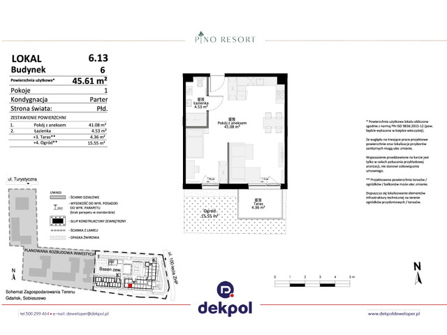 Mieszkanie w inwestycji Pino Resort, symbol 6.13 » nportal.pl