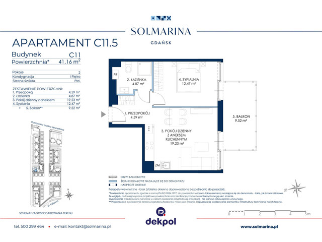 Mieszkanie w inwestycji Sol Marina, budynek Rezerwacja, symbol C11.5 » nportal.pl