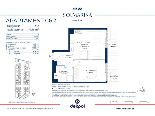 Mieszkanie w inwestycji Sol Marina, symbol C6.2 » nportal.pl