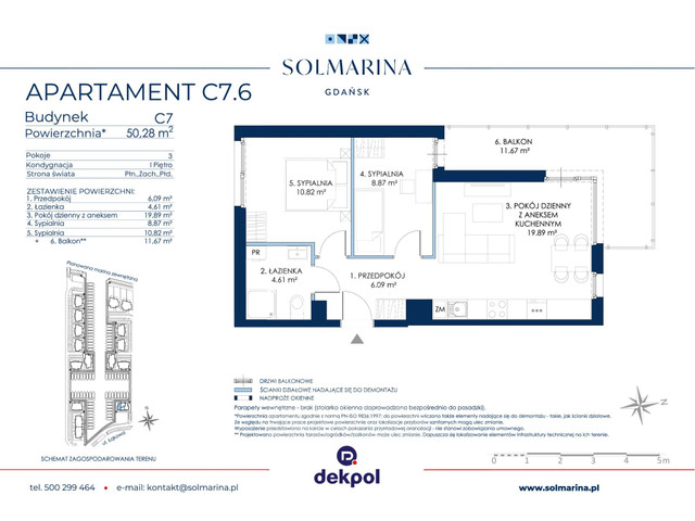 Mieszkanie w inwestycji Sol Marina, symbol C7.6-SL » nportal.pl