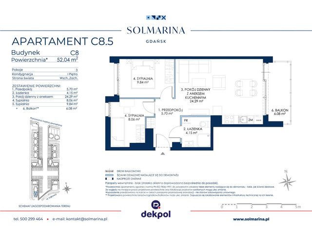 Mieszkanie w inwestycji Sol Marina, symbol C8.5 » nportal.pl