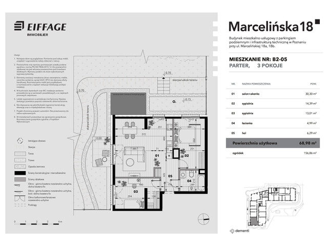 Mieszkanie w inwestycji Marcelińska, symbol B2-05 » nportal.pl