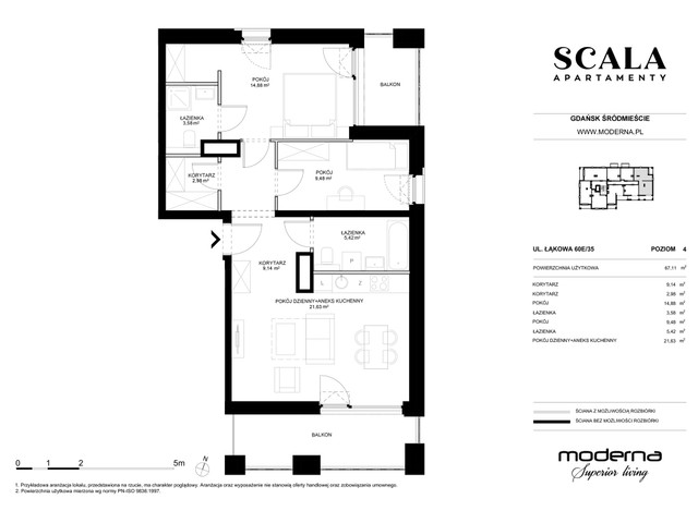 Mieszkanie w inwestycji Apartamenty Scala, symbol E-35 » nportal.pl