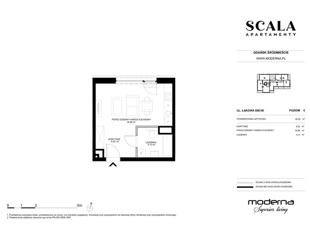 Mieszkanie w inwestycji Apartamenty Scala, symbol E-40 » nportal.pl