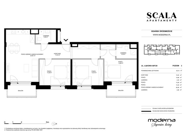 Mieszkanie w inwestycji Apartamenty Scala, symbol F-29 » nportal.pl