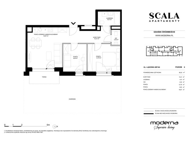 Mieszkanie w inwestycji Apartamenty Scala, symbol F-44 » nportal.pl