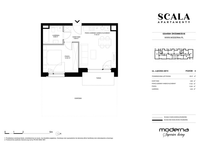 Mieszkanie w inwestycji Apartamenty Scala, symbol F-5 » nportal.pl