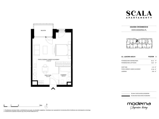 Mieszkanie w inwestycji Apartamenty Scala, symbol G-41 » nportal.pl