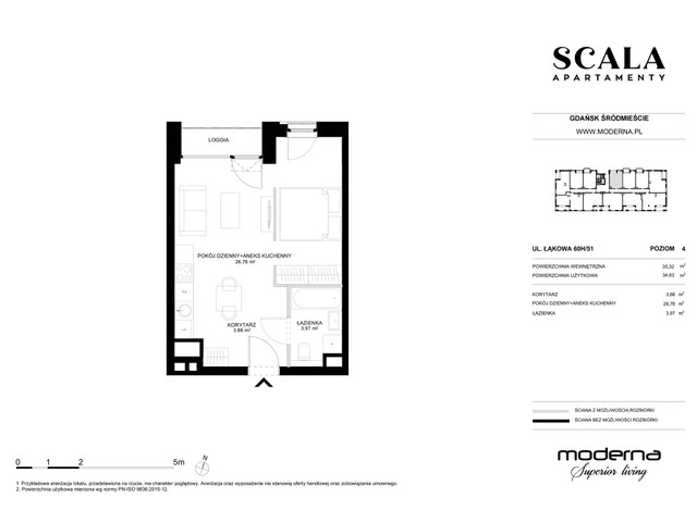 Mieszkanie w inwestycji Apartamenty Scala, symbol H-51 » nportal.pl