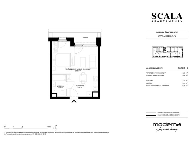 Mieszkanie w inwestycji Apartamenty Scala, symbol H-71 » nportal.pl