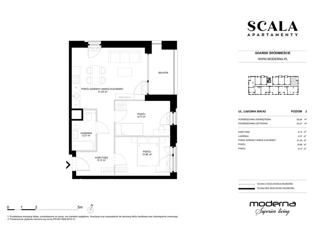 Mieszkanie w inwestycji Apartamenty Scala, symbol K-39 » nportal.pl