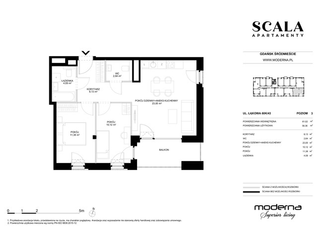 Mieszkanie w inwestycji Apartamenty Scala, symbol K-43 » nportal.pl