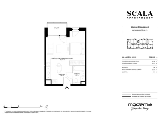 Mieszkanie w inwestycji Apartamenty Scala, symbol K-53 » nportal.pl