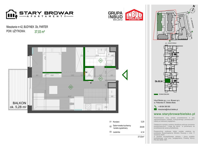 Mieszkanie w inwestycji Stary Browar Apartamenty - etap II, symbol D42 » nportal.pl