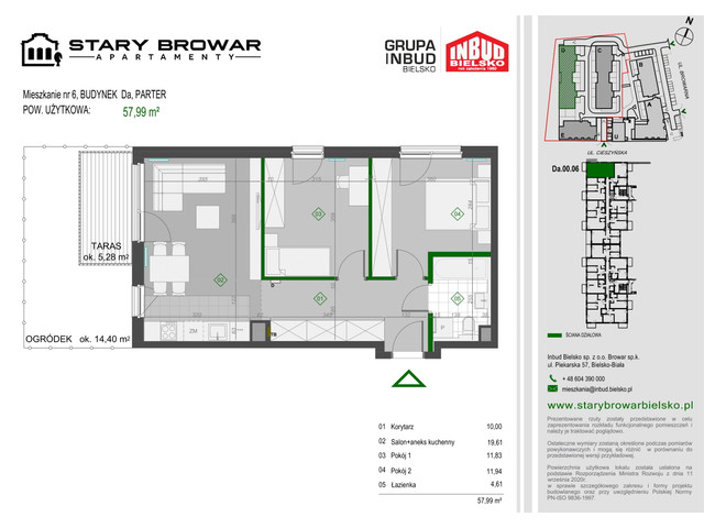 Mieszkanie w inwestycji Stary Browar Apartamenty - etap II, symbol D6 » nportal.pl