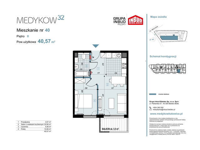 Mieszkanie w inwestycji Medyków 32, symbol M.40 » nportal.pl