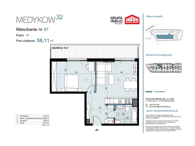 Mieszkanie w inwestycji Medyków 32, symbol M.87 » nportal.pl