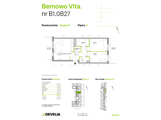 Mieszkanie w inwestycji Bemowo Vita, symbol B1/0/B27 » nportal.pl