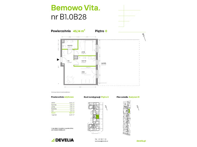 Mieszkanie w inwestycji Bemowo Vita, symbol B1/0/B28 » nportal.pl