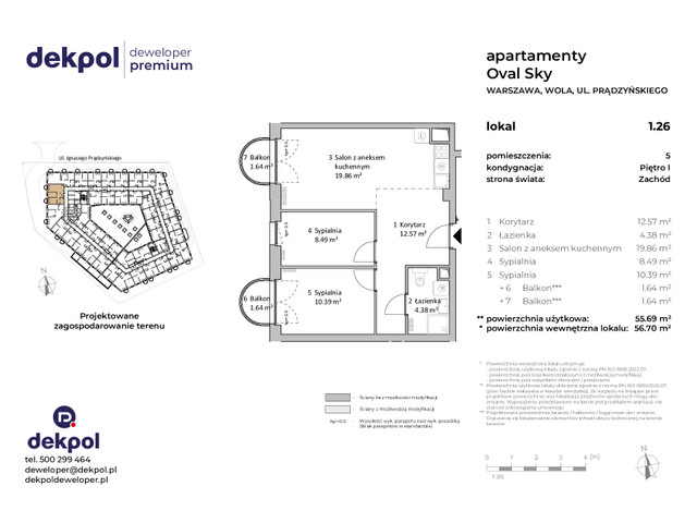 Mieszkanie w inwestycji OVAL SKY, budynek CONDOHOTEL, symbol 1.26 » nportal.pl