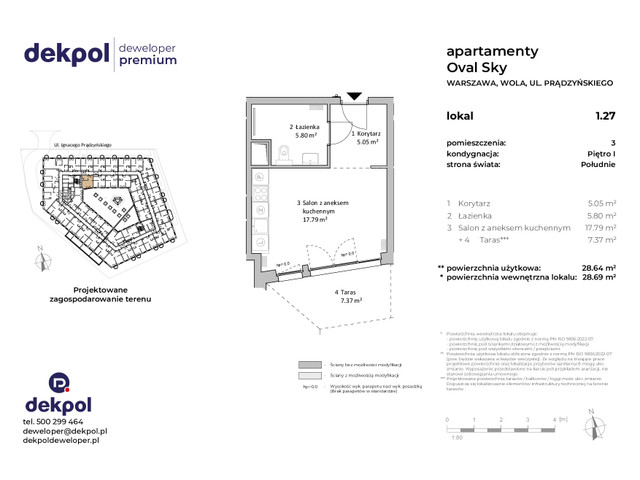Mieszkanie w inwestycji OVAL SKY, budynek CONDOHOTEL, symbol 1.27 » nportal.pl