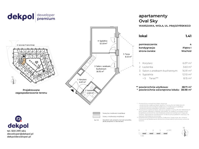 Mieszkanie w inwestycji OVAL SKY, budynek CONDOHOTEL, symbol 1.41 » nportal.pl