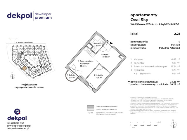 Mieszkanie w inwestycji OVAL SKY, budynek CONDOHOTEL, symbol 2.21 » nportal.pl