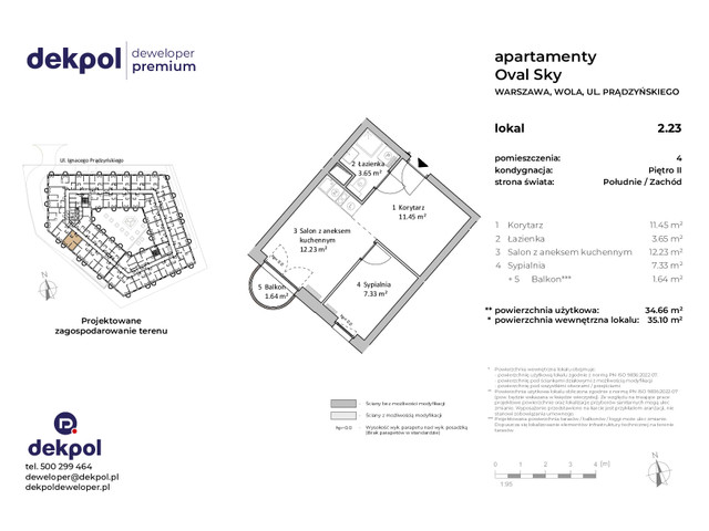 Mieszkanie w inwestycji OVAL SKY, budynek CONDOHOTEL, symbol 2.23 » nportal.pl