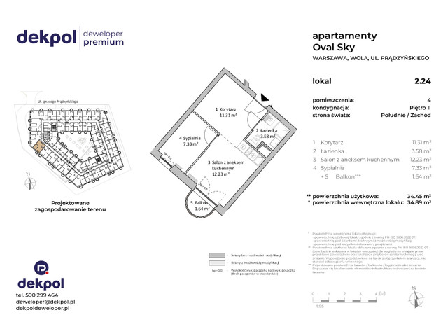 Mieszkanie w inwestycji OVAL SKY, budynek CONDOHOTEL, symbol 2.24 » nportal.pl