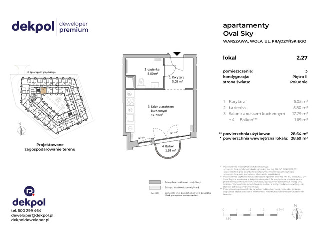 Mieszkanie w inwestycji OVAL SKY, budynek CONDOHOTEL, symbol 2.27 » nportal.pl