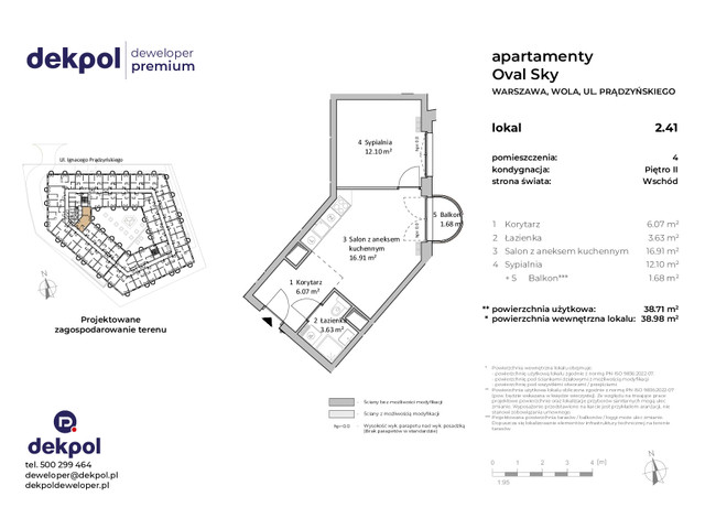Mieszkanie w inwestycji OVAL SKY, budynek CONDOHOTEL, symbol 2.41 » nportal.pl