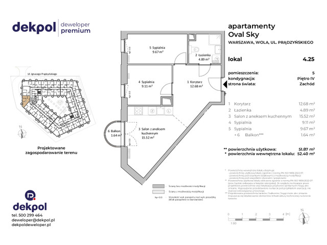 Mieszkanie w inwestycji OVAL SKY, symbol 4.25 » nportal.pl