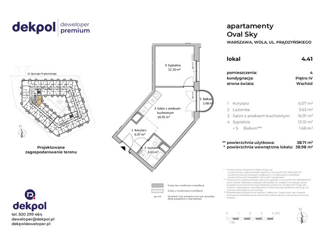 Mieszkanie w inwestycji OVAL SKY, budynek Promocja, symbol 4.41 » nportal.pl