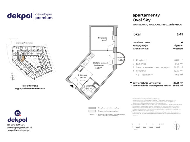 Mieszkanie w inwestycji OVAL SKY, symbol 5.41 » nportal.pl