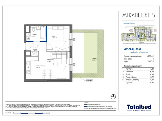 Mieszkanie w inwestycji Mirabelki 5, symbol C.P0.51 » nportal.pl