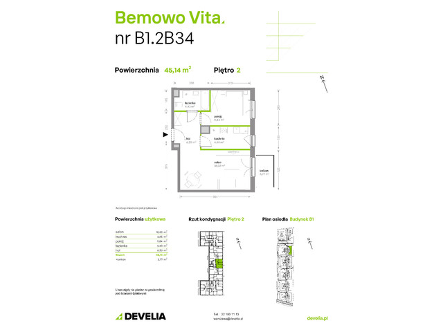 Mieszkanie w inwestycji Bemowo Vita, symbol B1/2/B34 » nportal.pl