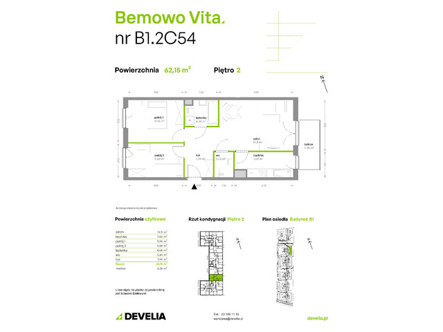 Mieszkanie w inwestycji Bemowo Vita, symbol B1/2/C54 » nportal.pl