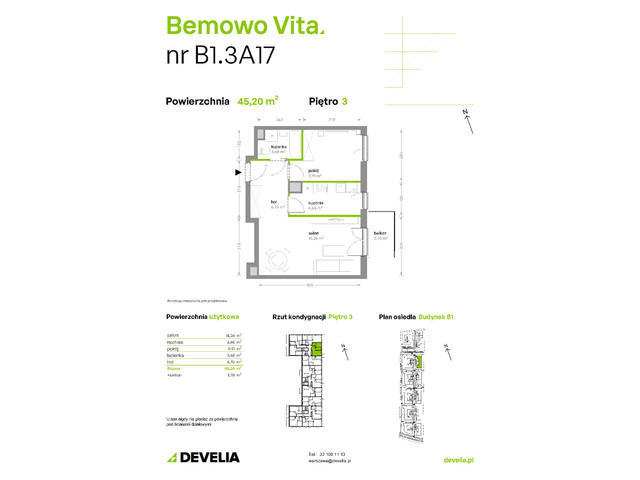 Mieszkanie w inwestycji Bemowo Vita, symbol B1/3/A17 » nportal.pl