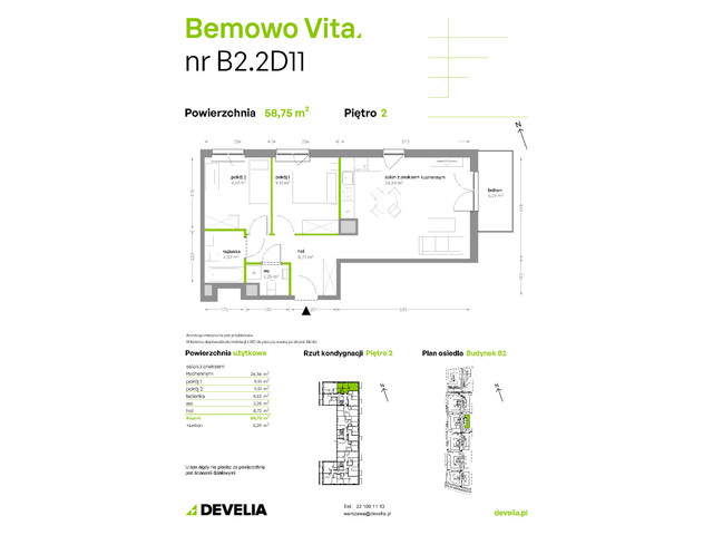 Mieszkanie w inwestycji Bemowo Vita, symbol B2/2/D11 » nportal.pl