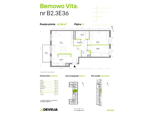 Mieszkanie w inwestycji Bemowo Vita, symbol B2/3/E36 » nportal.pl