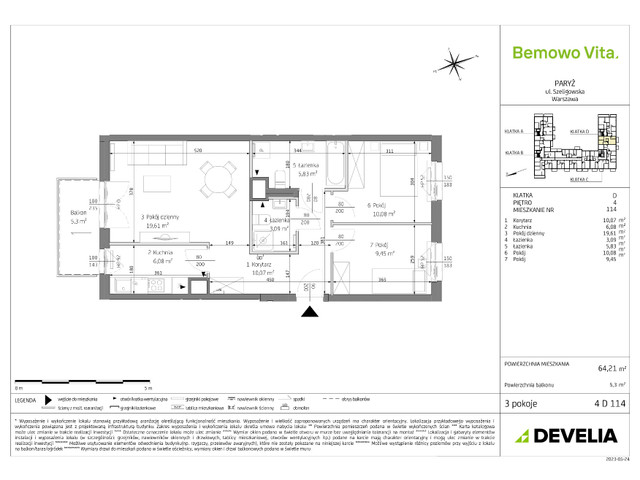 Mieszkanie w inwestycji Bemowo Vita, symbol B3/4/D114 » nportal.pl