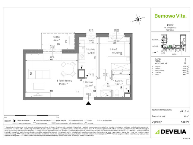 Mieszkanie w inwestycji Bemowo Vita, symbol B3/5/B69 » nportal.pl