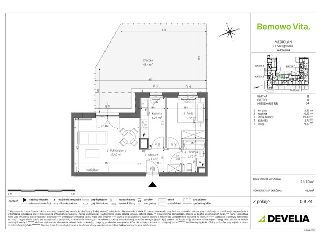 Mieszkanie w inwestycji Bemowo Vita, symbol B4/0/B24 » nportal.pl